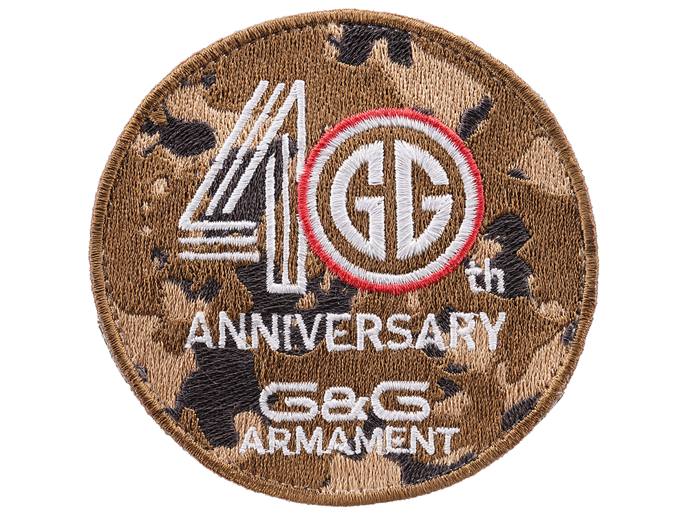 G&G 40th Anniversary Velcro Patch - II Desert Camo